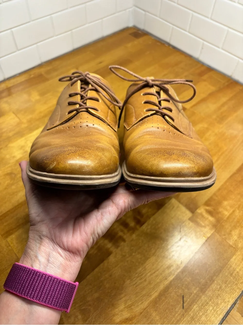 Amberjack The Original Leather Dress Shoes Mens Size 10